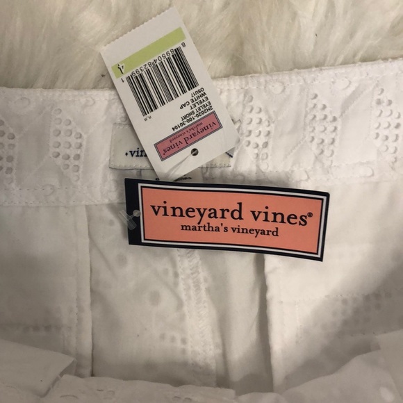 Vineyard vines casual white size 4 women’s shorts - Picture 5 of 7